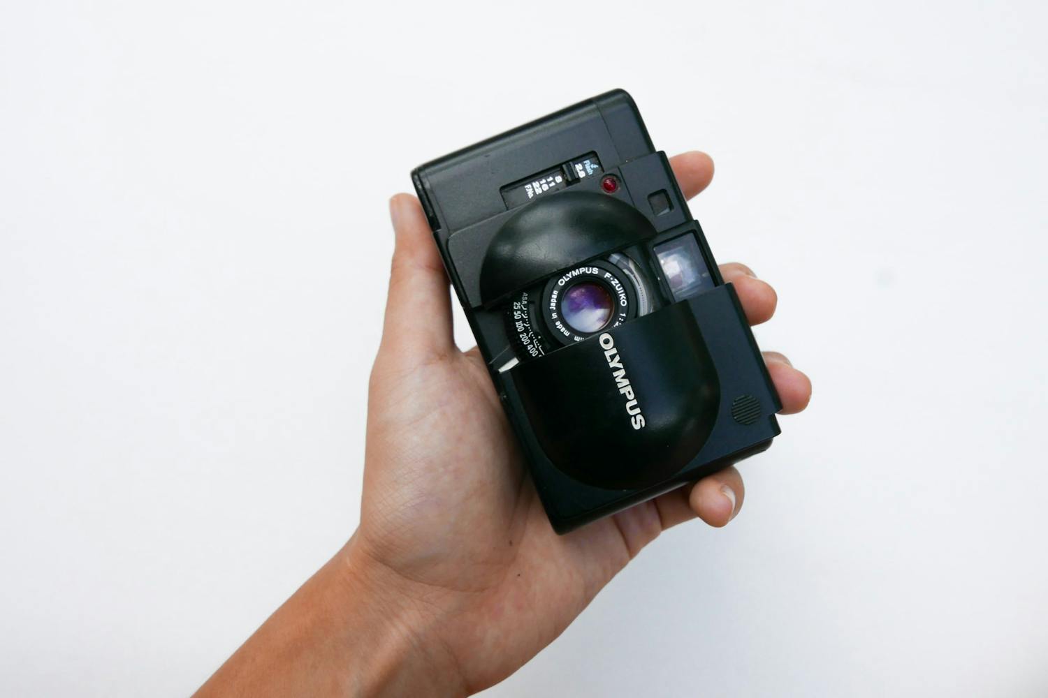 analogkamera 2 min Olympus-filmikamera